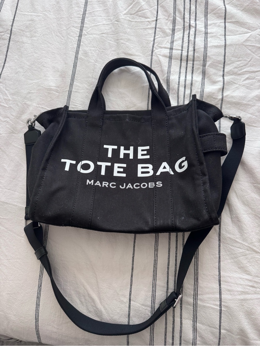 Marc Jacobs Black 'The Tote Bag' Duffel